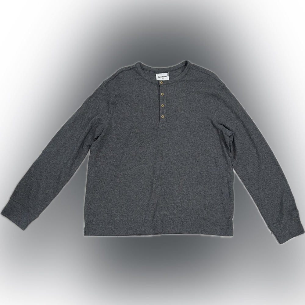 Goodfellow & Co Men’s Long Sleeve Henley Shirt